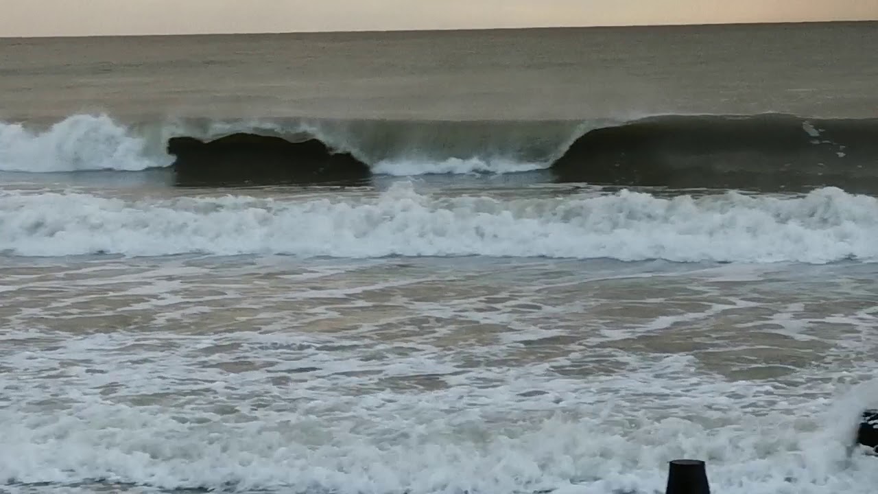 Bacton beach Norfolk cost surfing. - YouTube