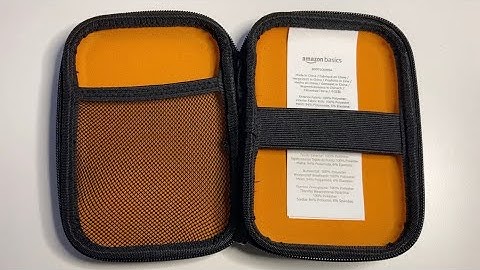AmazonBasics Hard Drive Carrying Case Review