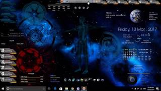 Rain Meter On Desktop [Customized 2] | Desktop Customization