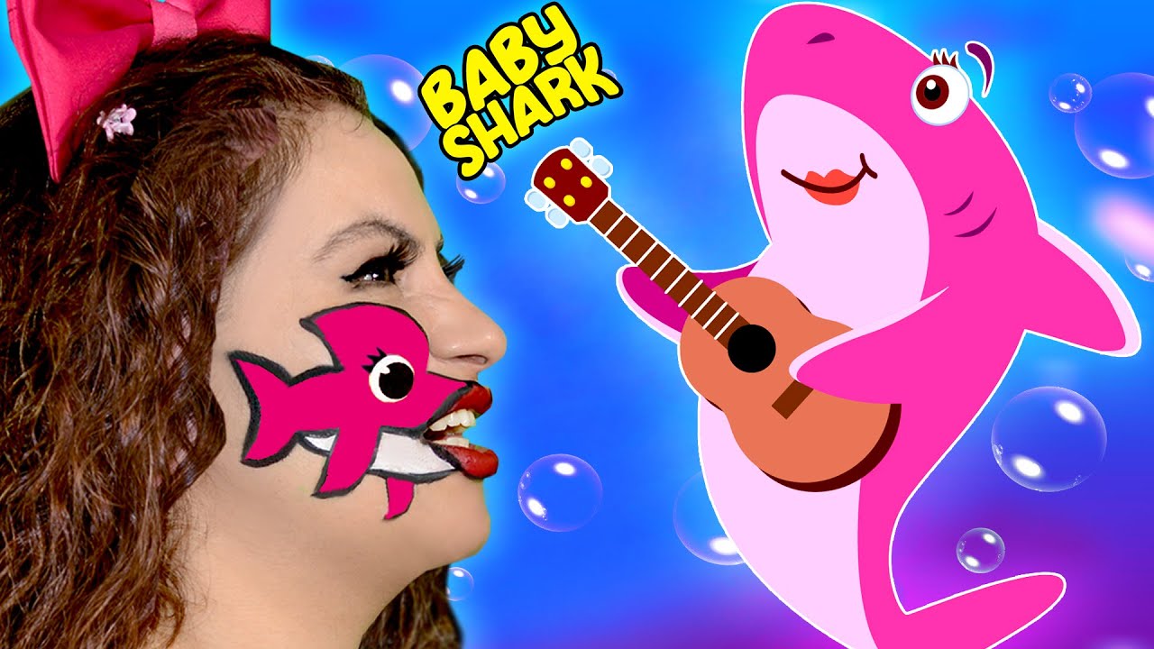 Baby Shark Instruments Song | Baby Shark Makeup Song | High Five Kids ...