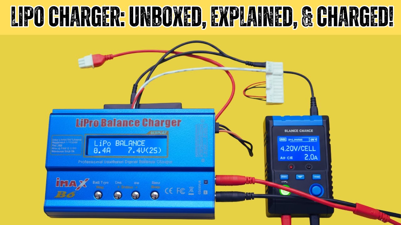 How to Balance Charge a LiPo Battery Safely | lipo charger setup step by step