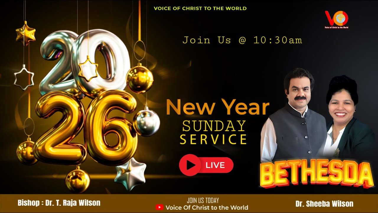 SUNDAY SERVICE BETHESDA | LIVE | 2026 |  Bishop . Raja Wilson