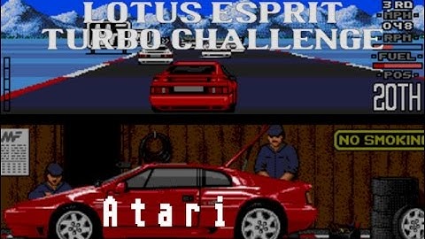Lotus Esprit Turbo Challenge - Atari ST (1990)
