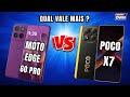 QUAL VALE MAIS ? MOTO EDGE 60 PRO 5G VS POCO X7  5G, #smartphone #motorola #viral #poco  #technology