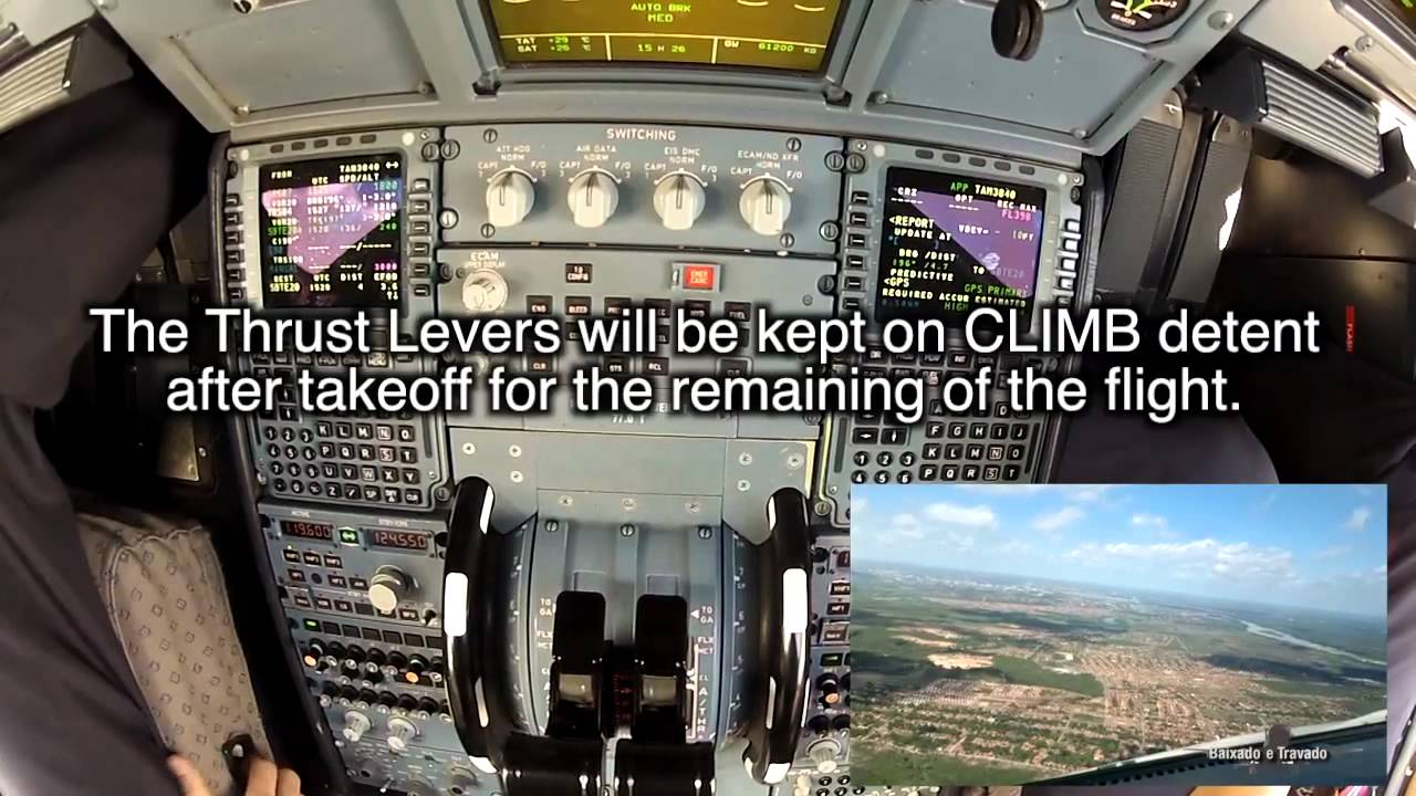 DETAILED THRUST LEVERS & A/THR OPERATION ON FLEX TO & LG - YouTube