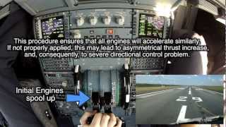 DETAILED THRUST LEVERS &amp; A/THR OPERATION ON FLEX TO &amp; LG