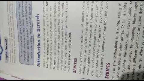 Class 5 subject computer ch-4 scratch - programming