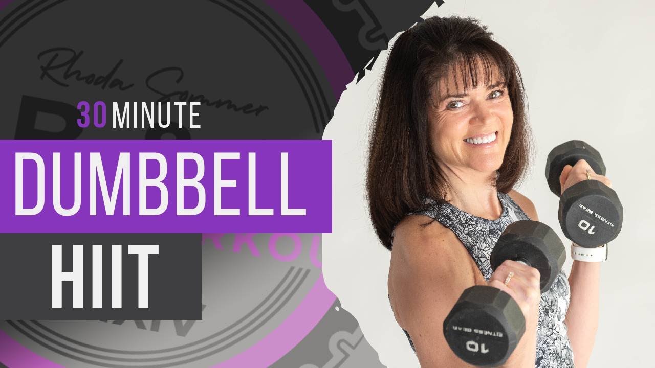 30 Minute Dumbbell HIIT Compound Workout for Women - YouTube