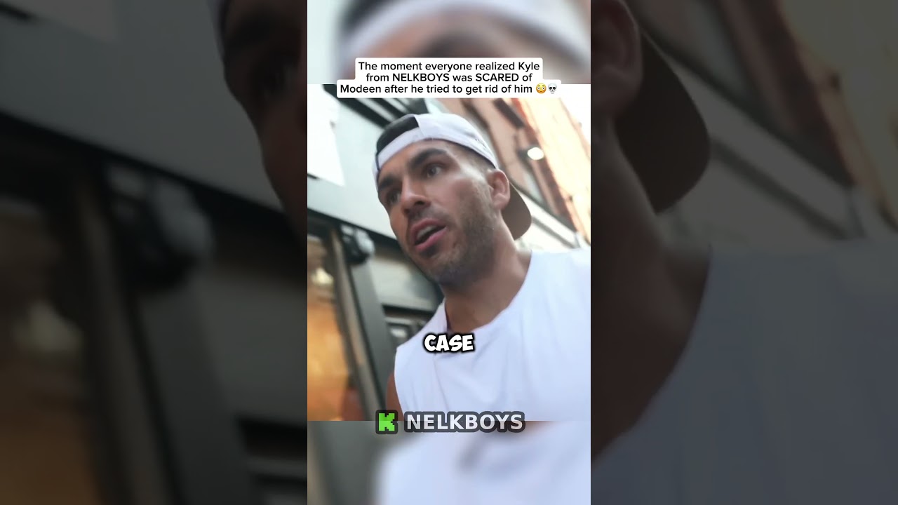 The moment everyone realized Kyle from NELK Boys was SCARED of Modeen 💀