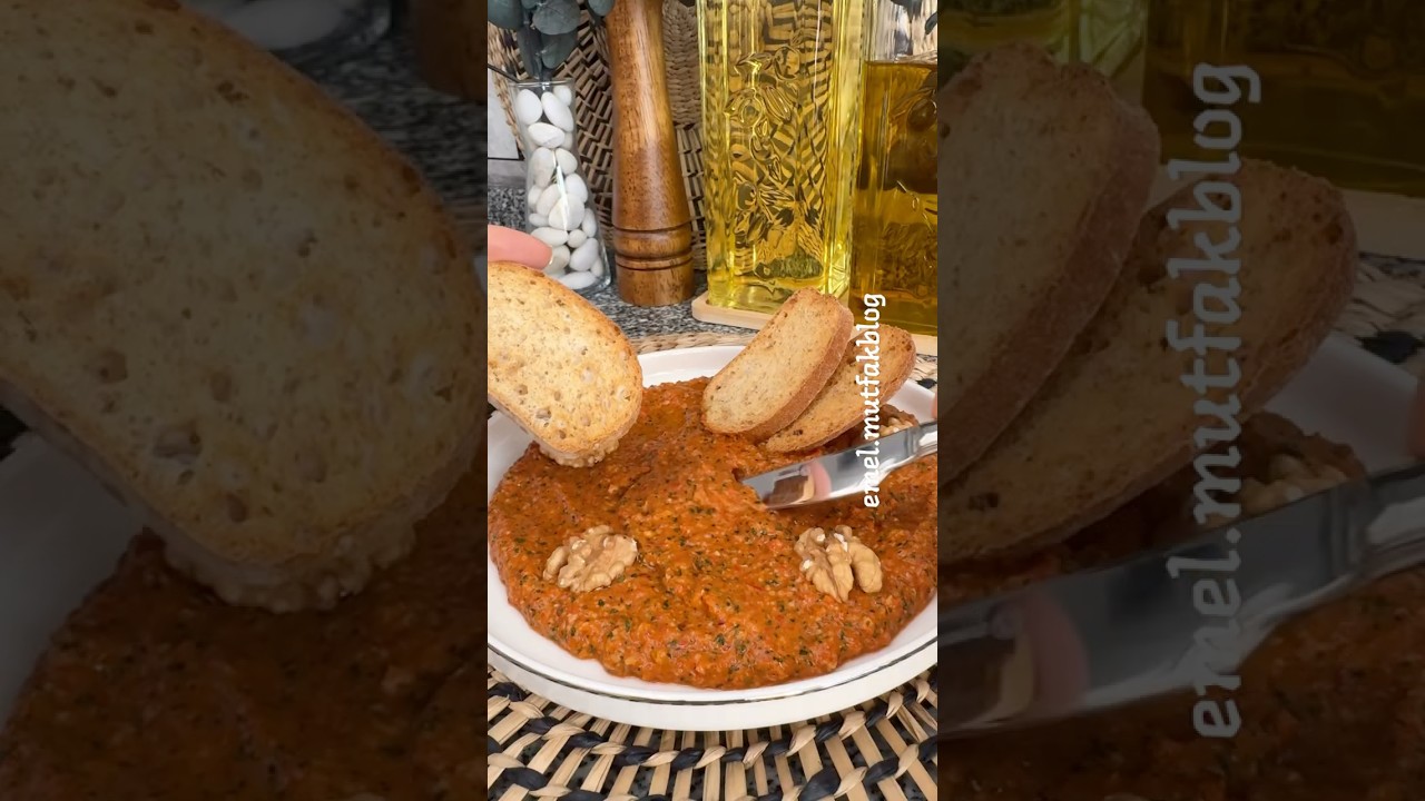 Cevizli Köz Biber Mezesi Cevizli Köz Biber Mezesi