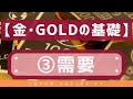 金の基礎知識③需要「TOCOMスクエアTV」商品先物相場展望