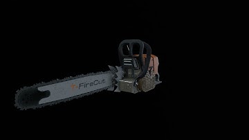 Chainsaw Model for Game Project | 3D Showcase