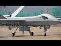 Globalink  chinas unmanned aerial vehicle wing loong2 performs flight at airshow china 2021