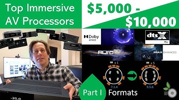 PART 1 - Top $5k-$10k Immersive AV Processors - Atmos, dts:X, Auro-3d and IMAX capable separates