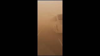 شالضة في  لوطوروت المغرب  بسبب العاصفة الرملية