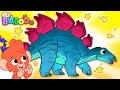 Dinosaur Cartoon Club Baboo | Stegosaurus Bones and more dinosaurs!