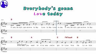 MIKA-Love today karaoke sheet music,MR for players,chord,chorus add(Ye karaoke)