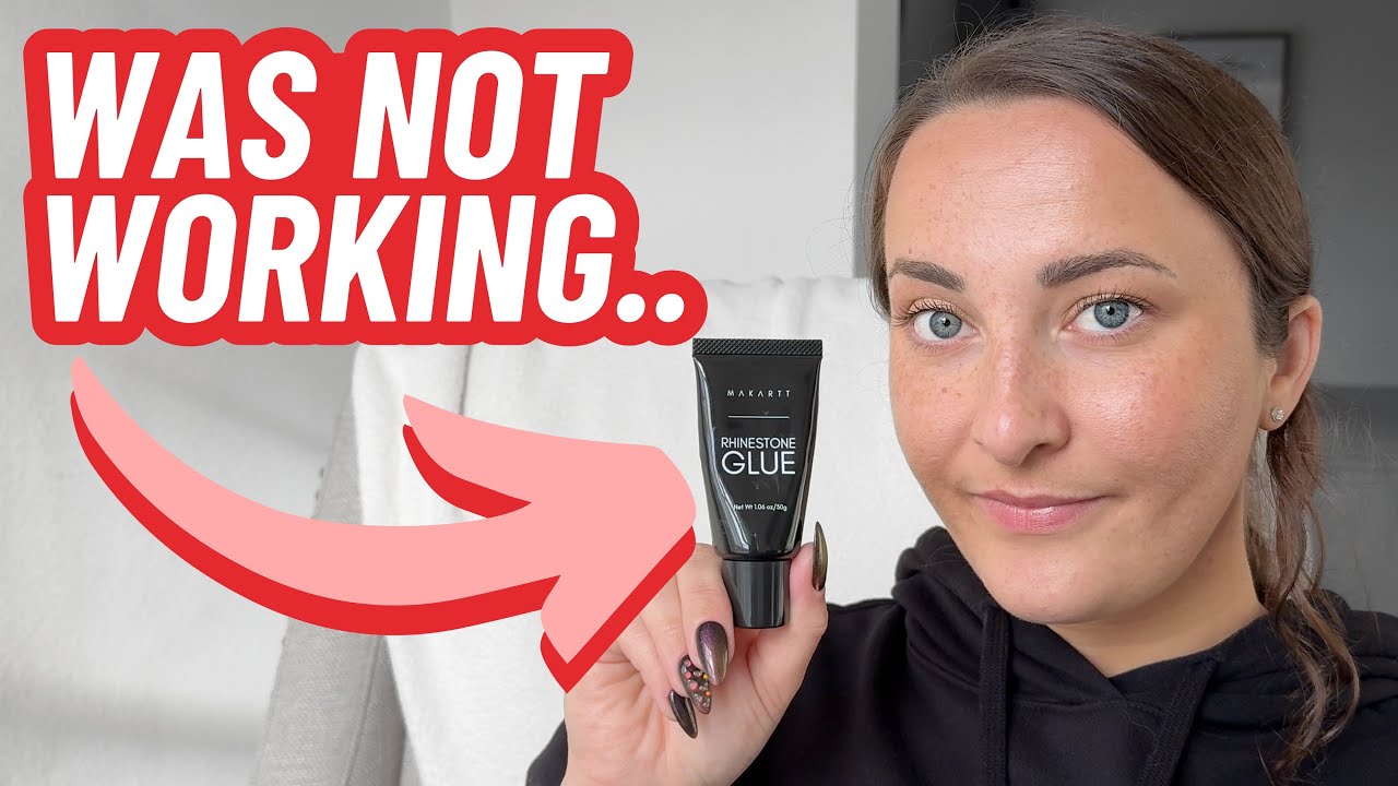 This does not work unless you know a few tricks.. My review of Makartt Nail Rhinestone Glue