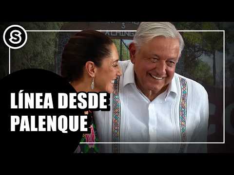 Sheinbaum trembles before Trump, but AMLO challenges her from Palenque | Report