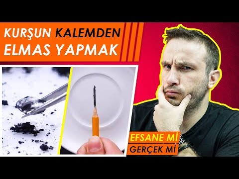 KURŞUN KALEM İLE ELMAS YAPMAK | EFSANE Mİ GERÇEK Mİ