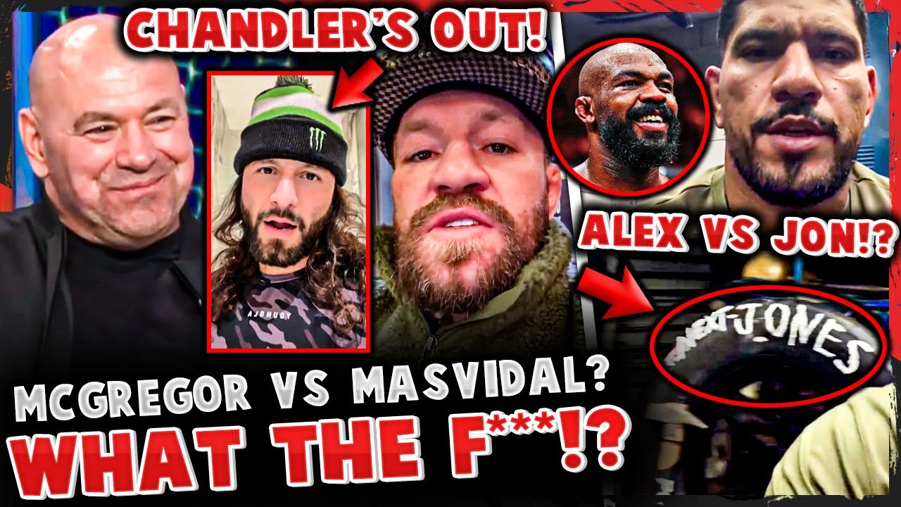 Conor McGregor vs Jorge Masvidal IN THE WORKS!? Alex Pereira DROPS HINT he's fighting Jon Jones!?