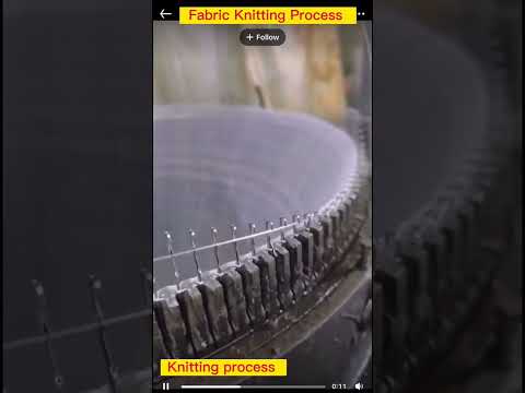 Knitting Process-Knit Fabric