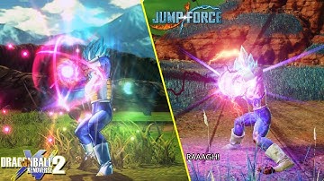 Dragon Ball Xenoverse 2 VS Jump Force | Vegeta Comparison