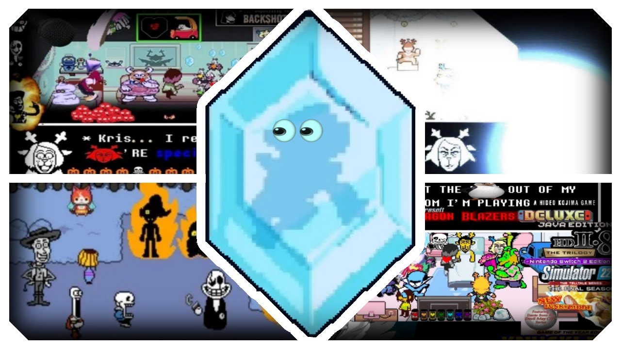 Deltarune Complex Art Pieces (Deltarot) but more INSANE with Each Image and With 4/4 Third Sanctuary