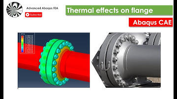 Abaqus CAE - Thermal effects on a flange