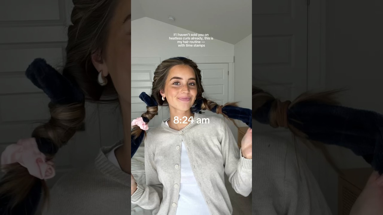 Bathrobe curls are the best 🫶 