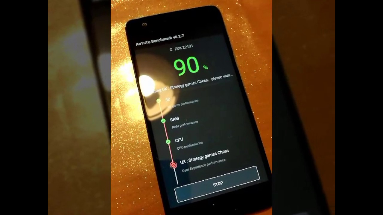 Zuk Z2 Nougat Android 7 Street Antutu