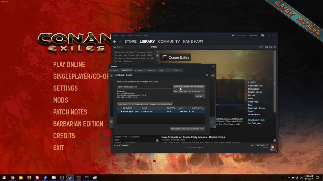 Conan Exiles Guide How To Direct Connect To A Server Youtube
