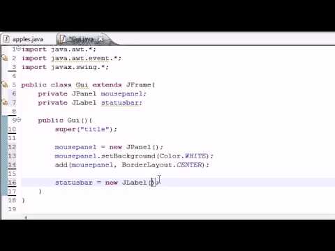 Java Programming Tutorial   74   Mouse Events