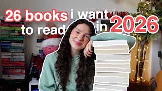 26 books I'd love to read in 2026 📖 | BOOKMAS DAY 12