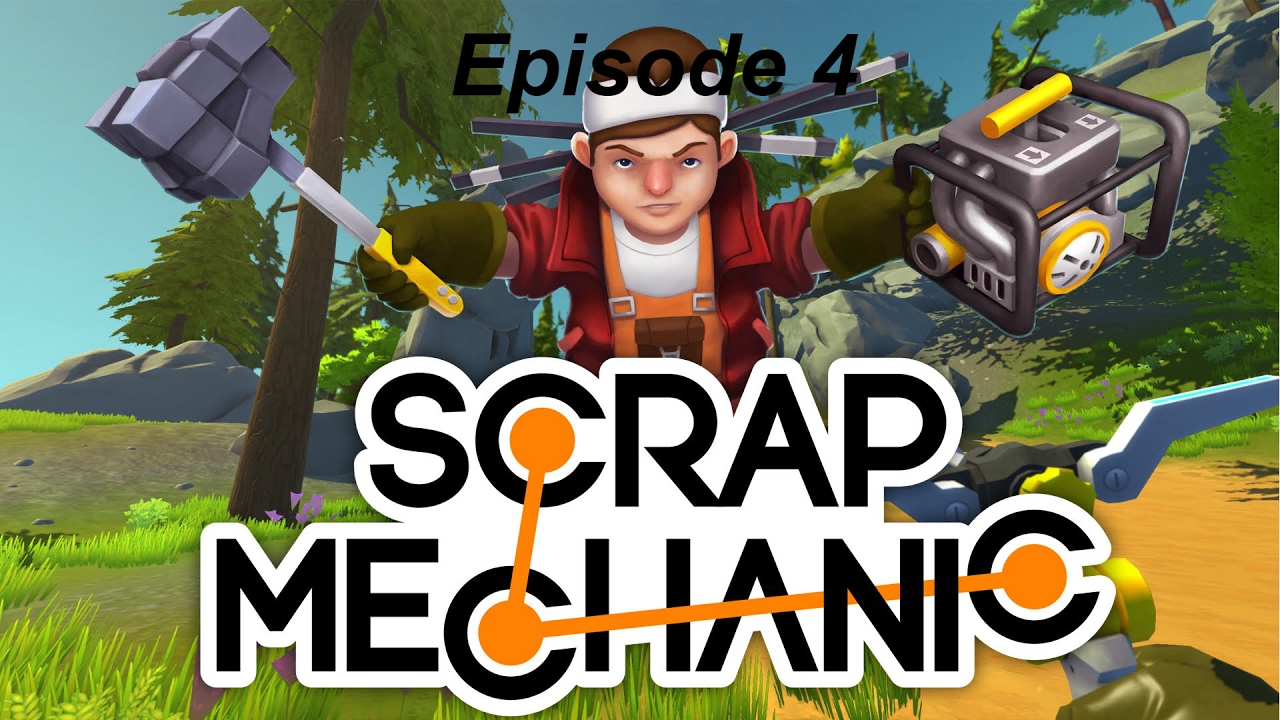 Drag Racing!!! (Scrap Mechanic, Episode 4)