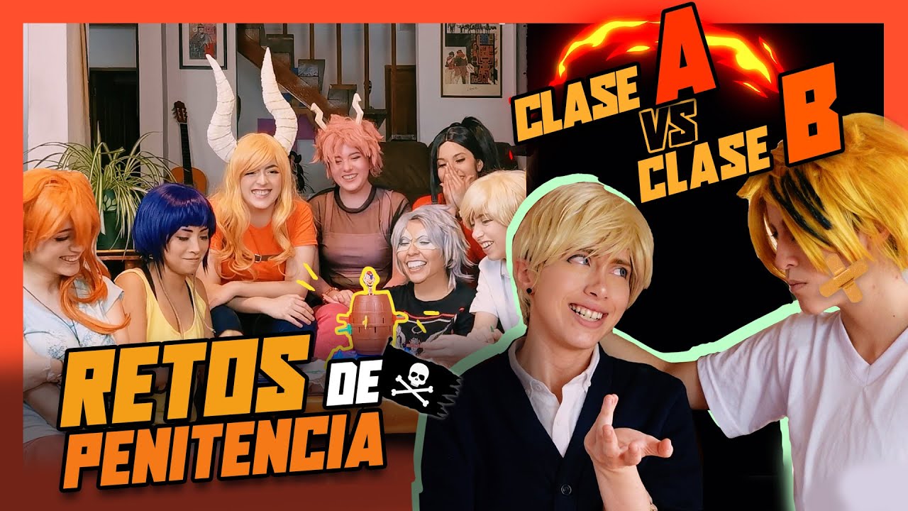 ⚠️RETOS de DOLOR! - ⚔️ CLASE A vs CLASE B ⚔️ 【BNHA COSPLAY】