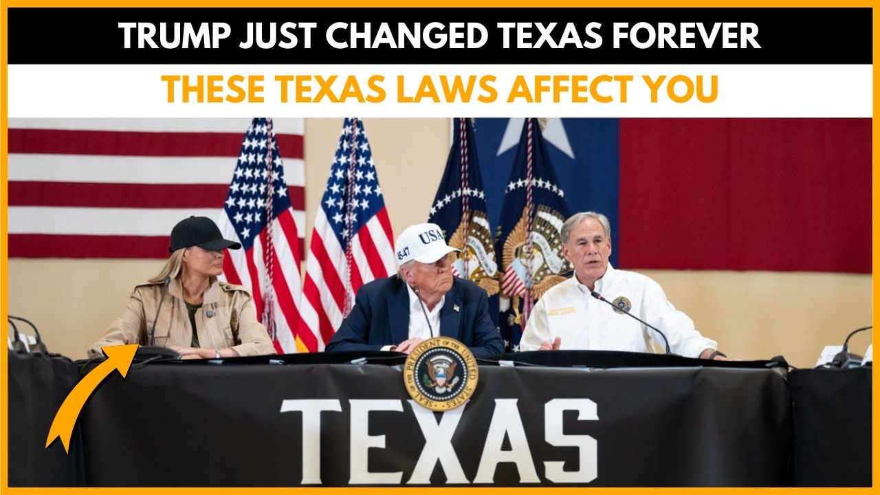 10 Shocking  Changes in Texas Laws  – Trump’s Announcement