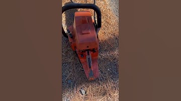 1983 2100CD Husqvarna chainsaw big vintage muscle cc .#chainsaw #logging #classic part 1 video