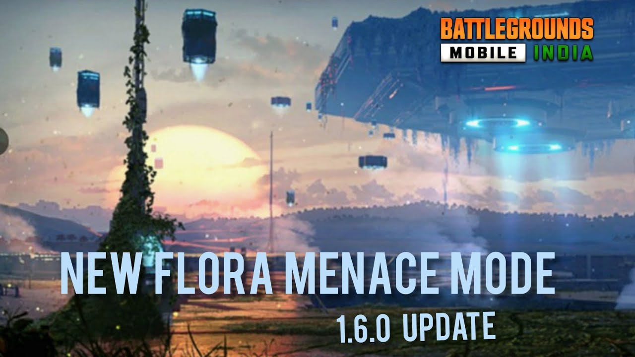 New Flora Menace mode |1.6.0 update| BattlegroundMobile india |