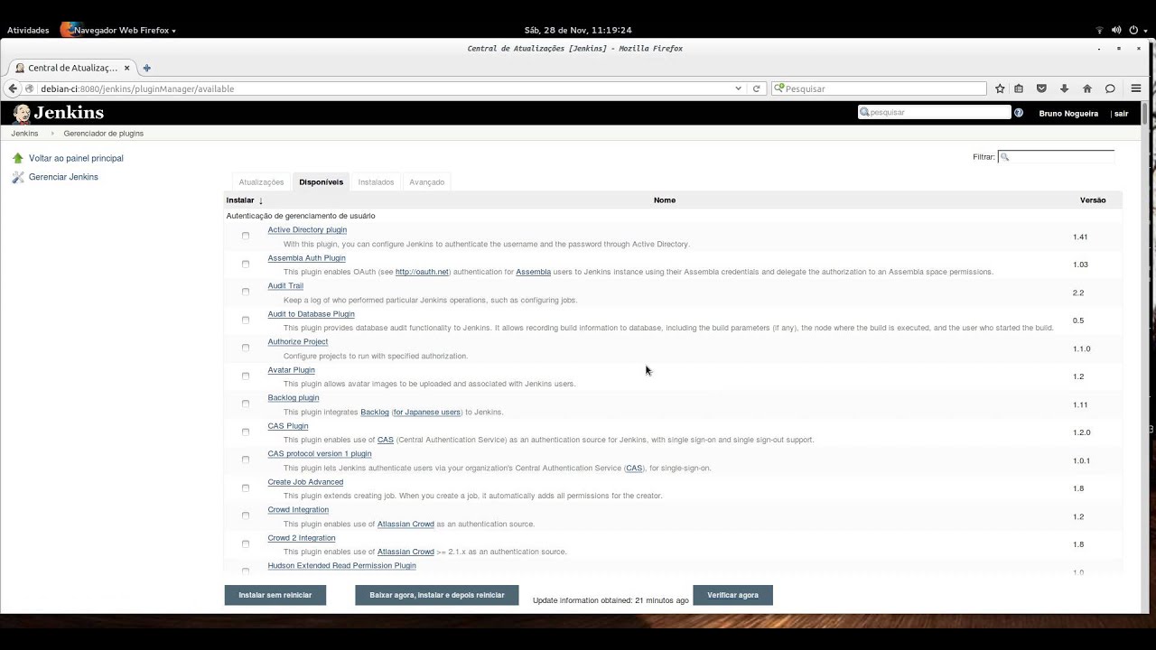 Aula 6 - Instalando plugin do Git no Jenkins - YouTube