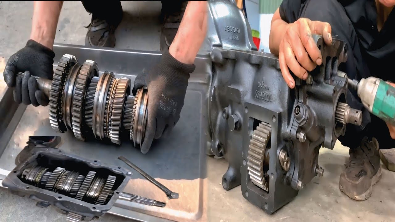 Restoration Hyundai Transmission Gear Complete Repair Process .