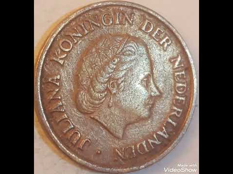 5 Cents 1951 Queen Juliana of Netherland, coin value and price rare.