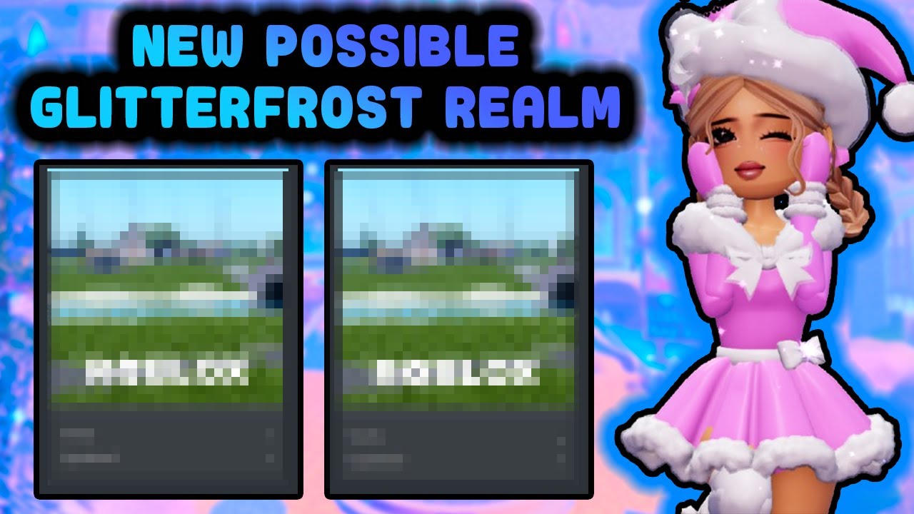 НОВЫЙ Возможный Glitterfrost Realms Royale High