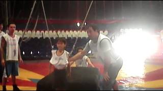Monin en la Bascula Circo de Marcos Frota Brasil
