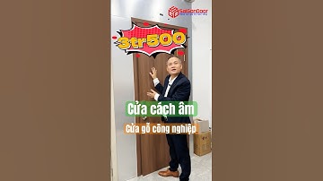 👍 Mẫu cửa gỗ cách âm, cửa gỗ công nghiệp cách âm, cửa gỗ MDF Melamine Laminate cao cấp