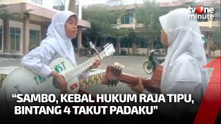 Pelajar SD Ini Sindir Keras Ferdy Sambo Lewat Lagu, Namaku Sambo | tvOne Minute