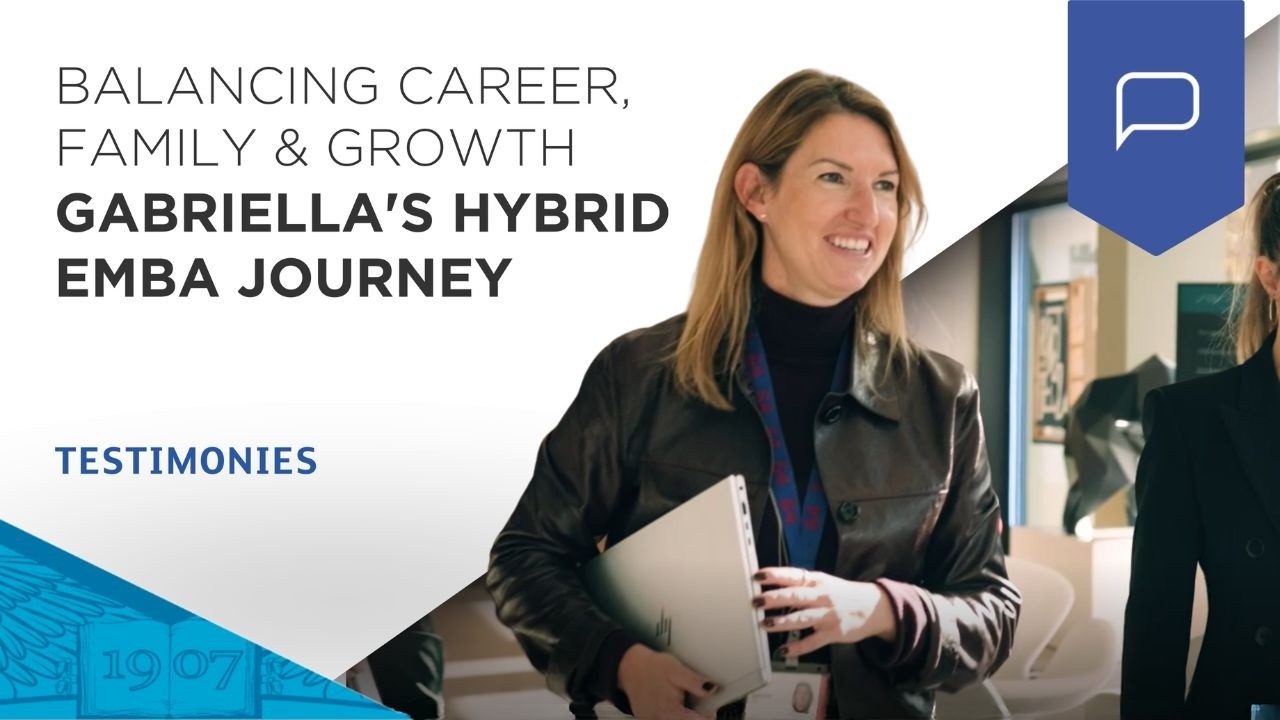 Balancing Career, Family & Growth: Gabriella's Hybrid EMBA Journey | ESSEC Executive Education