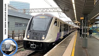 trains at stratford (DLR, tube, national rail, TFL rail and London overground)