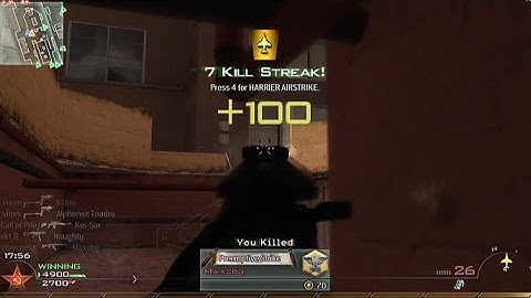 MW2 in 2025 - Crazy Nuke on Highrise Ground War using AK-47 Silencer