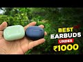 Top 5 Best Earbuds Under ₹1000 in 2025 | 🎧 Budget TWS (Bass, Battery &amp; Features) ⚡ TWS Under ₹1000